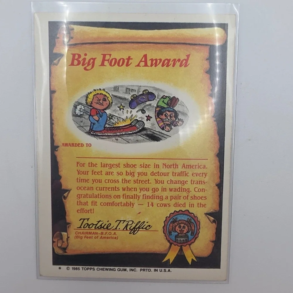 Topps Garbage Pail Kids OS2 Janet Planet Fair 63b